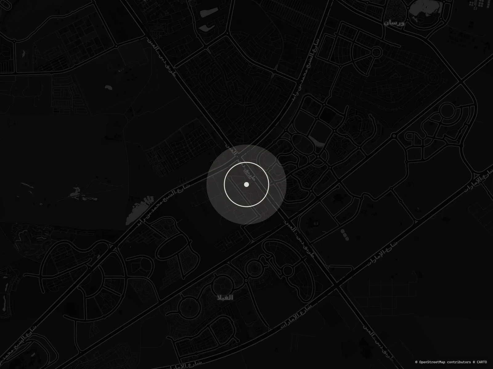 Zeta location map